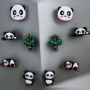Panda Croc Charms